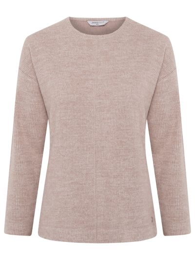 PennyPlain Crew Neck Long Sleeve Top - Alpaca