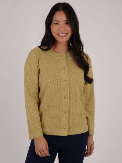 PennyPlain Cardi Long Sleeve-pear