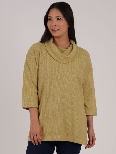 PennyPlain Cowl Tunic- Pear
