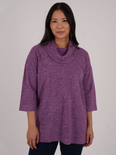 PennyPlain Cowl Tunic- Amethyst