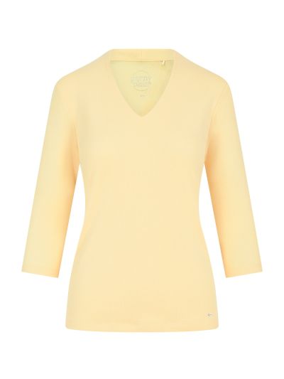 PennyPlain High Back V-neck Top - Lemon