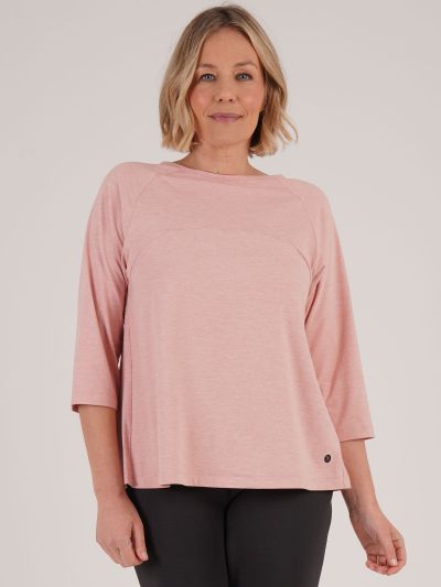 PennyPlain Athleisure Flex Lounge Raglan Top - Dusk