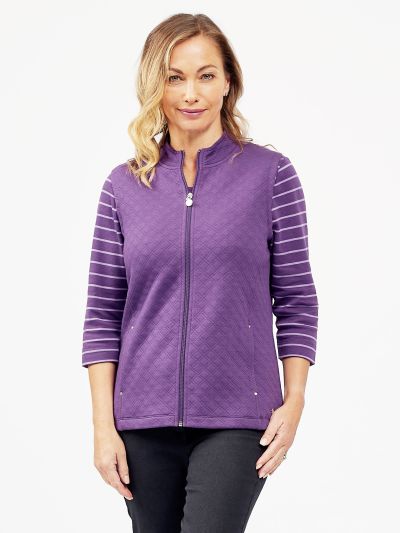 PennyPlain Gilet - Mulberry