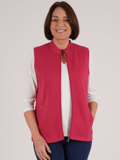 PennyPlain Gilet - Berry