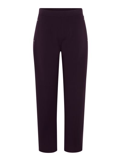 PennyPlain Wide Leg Tregging - Blackcurrant Short