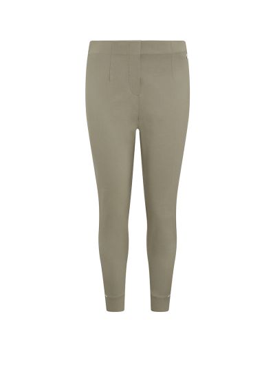 PennyPlain Capri Bengaline Trousers - Sage