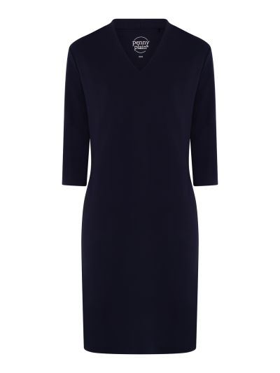 PennyPlain Hi Back Dress - Navy