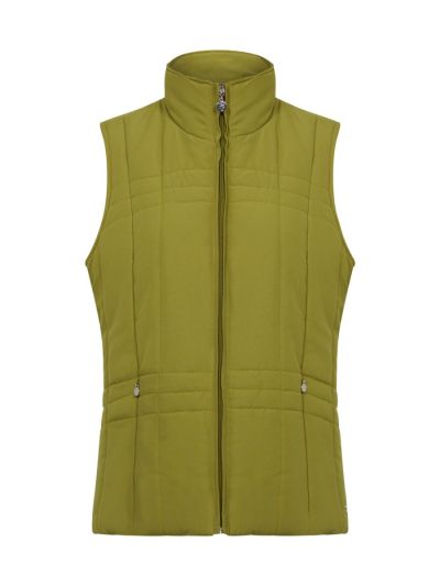 PennyPlain Quilt Gilet - Olive
