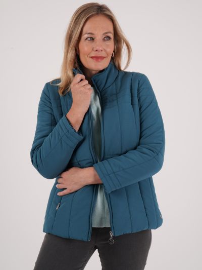 PennyPlain Quilt Jacket - Peacock