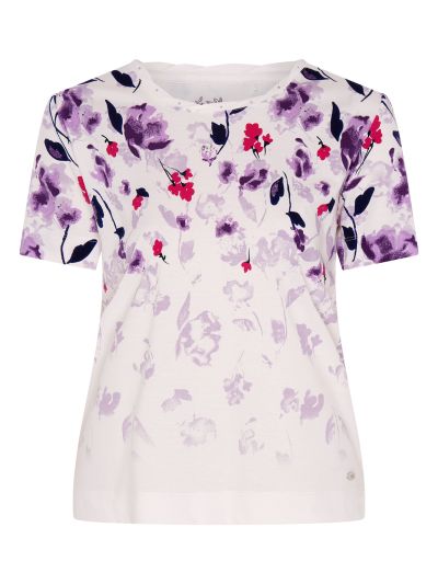 TIGI Cascade Border Print Top