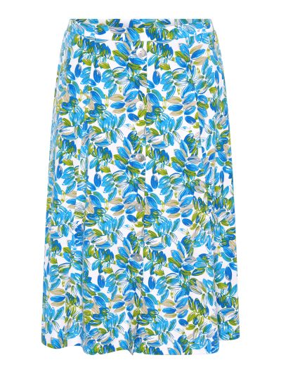TIGI Floral Button Skirt