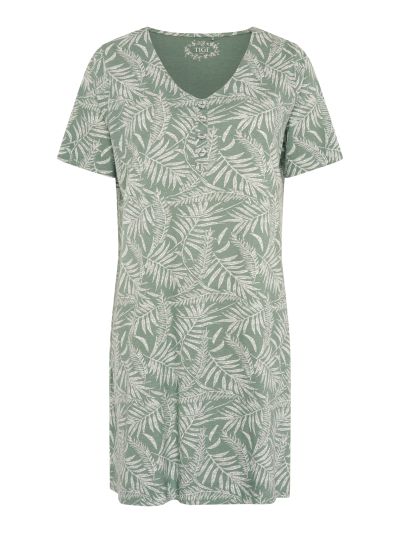 TIGI Fern Ivory Print Night Dress