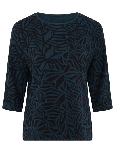 TIGI Panelled  3/4 Sleeve Top