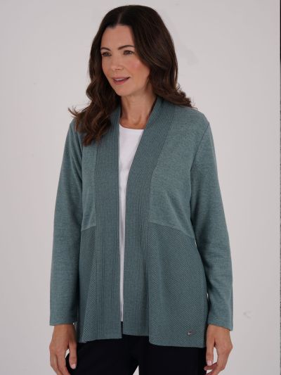 TIGI Ribbed Detail Cardigan