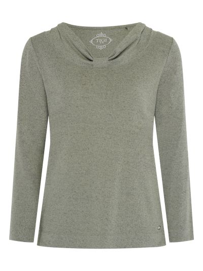 TIGI Drape Knot Neckline Top