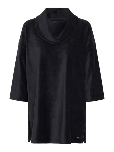 TIGI Rib Velour Cowl Neck Tunic