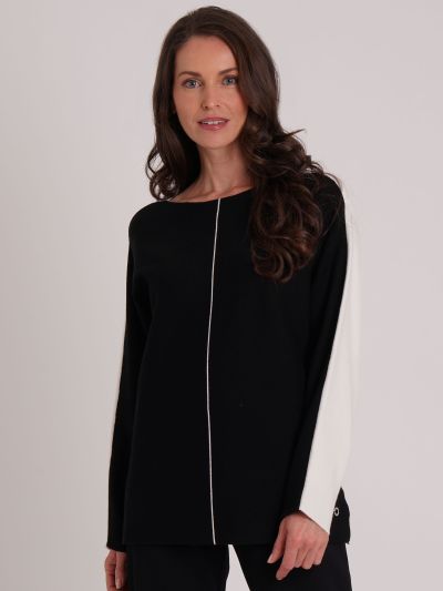 VIZ-A-VIZ Reversible Dolman Jumper